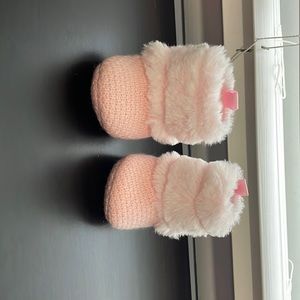 Botas de nieve cálidas , con suela suave, para cuna.